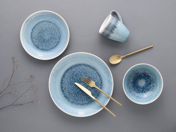 KOMBINOVANÝ SERVIS, 8-dielne, kamenina Creatable - Online Only bytové doplnky, Online Only