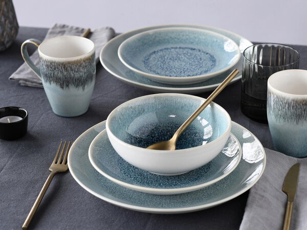 KOMBINOVANÝ SERVIS, 8-dielne, kamenina Creatable - Online Only bytové doplnky, Online Only