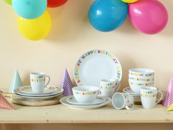 KOMBINOVANÝ SERVIS, 16-dielne, porcelán Creatable - Online Only bytové doplnky, Online Only