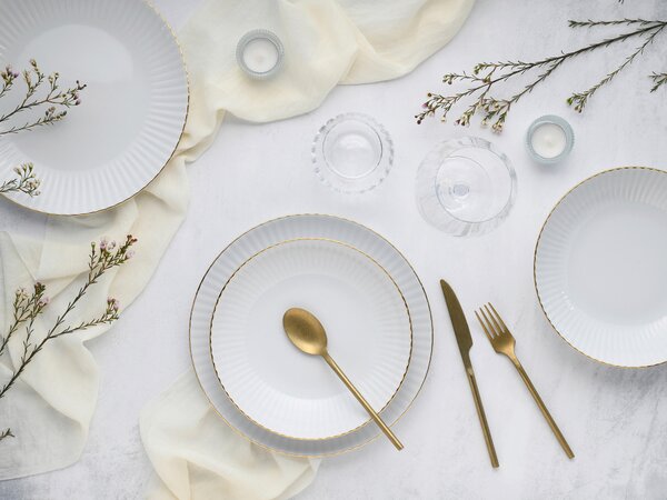 JEDÁLENSKÝ SERVIS, porcelán Creatable - Online Only bytové doplnky, Online Only