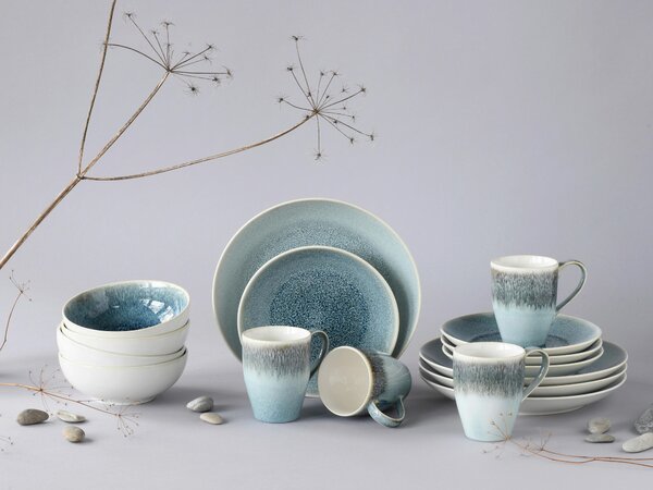 KOMBINOVANÝ SERVIS, 16-dielne, kamenina Creatable - Online Only bytové doplnky, Online Only