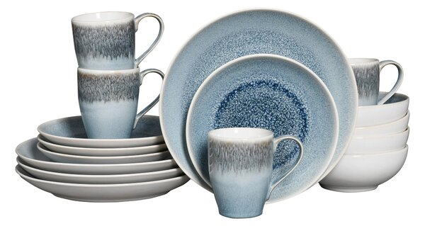 KOMBINOVANÝ SERVIS, 16-dielne, kamenina Creatable - Online Only bytové doplnky, Online Only