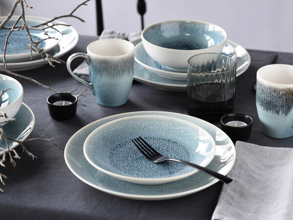 KOMBINOVANÝ SERVIS, 16-dielne, kamenina Creatable - Online Only bytové doplnky, Online Only