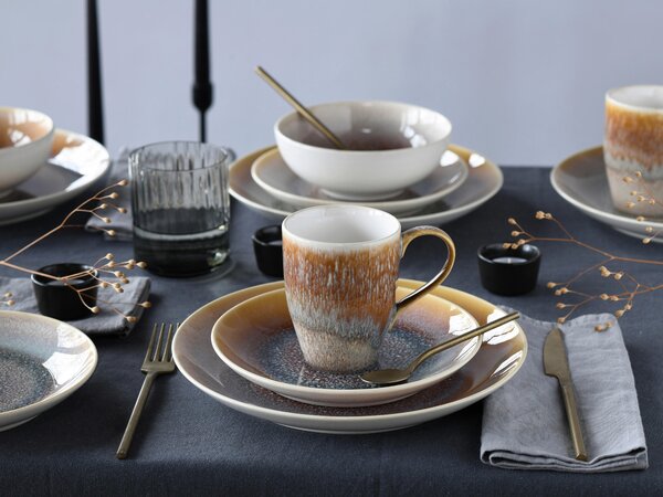 KOMBINOVANÝ SERVIS, 16-dielne, kamenina Creatable - Online Only bytové doplnky, Online Only