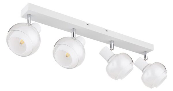 Globo 54309-4W - Bodové svietidlo TOKKI 4xE14/40W/230V biela