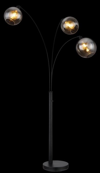 Globo 58227-3B - Stojacia lampa NEWCASTLE 3xE27/60W/230V