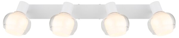 Globo 54309-4W - Bodové svietidlo TOKKI 4xE14/40W/230V biela
