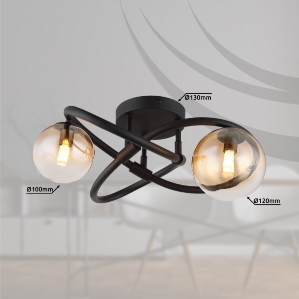 Globo 56141-2D - LED Prisadené stropné svietidlo TUBERIUS 2xG9/3,5W/230V