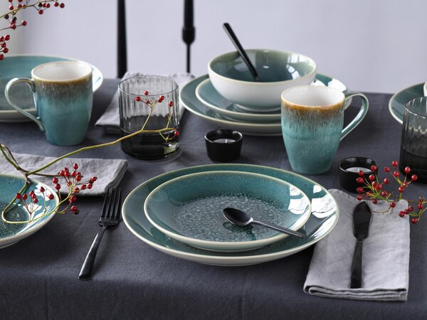 KOMBINOVANÝ SERVIS, 16-dielne, kamenina Creatable - Online Only bytové doplnky, Online Only