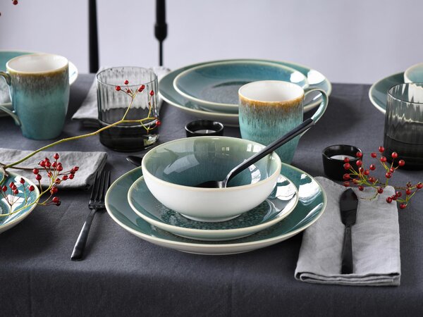 KOMBINOVANÝ SERVIS, 16-dielne, kamenina Creatable - Online Only bytové doplnky, Online Only
