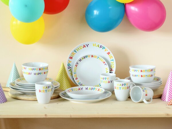 KOMBINOVANÝ SERVIS, 20-dielne, porcelán Creatable - Online Only bytové doplnky, Online Only