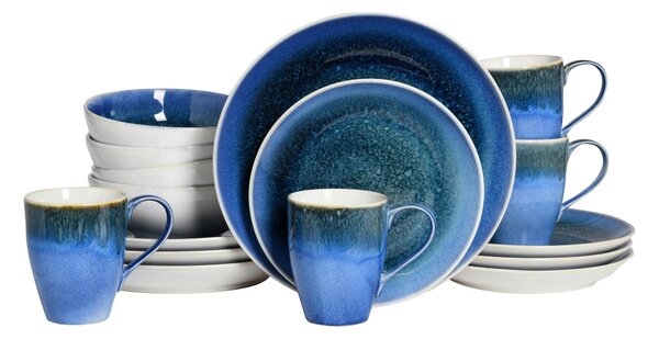 KOMBINOVANÝ SERVIS, 16-dielne, kamenina Creatable - Online Only bytové doplnky, Online Only