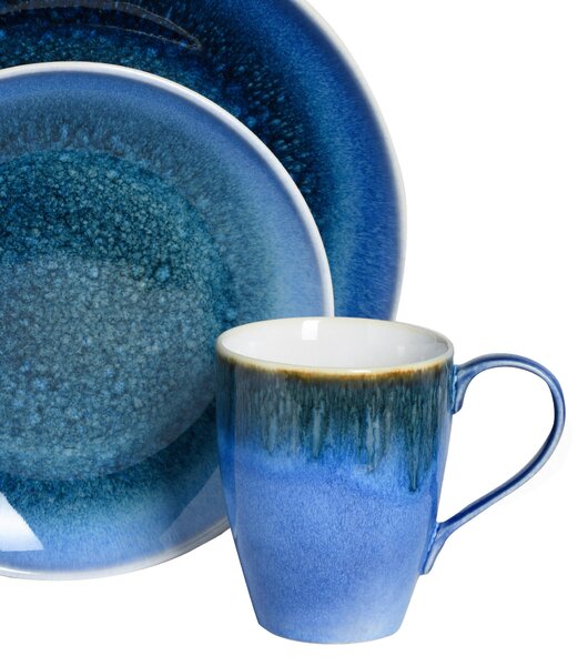 KOMBINOVANÝ SERVIS, 16-dielne, kamenina Creatable - Online Only bytové doplnky, Online Only