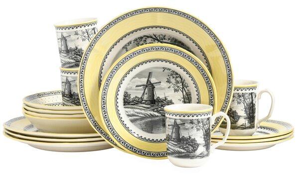 KOMBINOVANÝ SERVIS, 16-dielne, pórovina Creatable - Online Only bytové doplnky, Online Only
