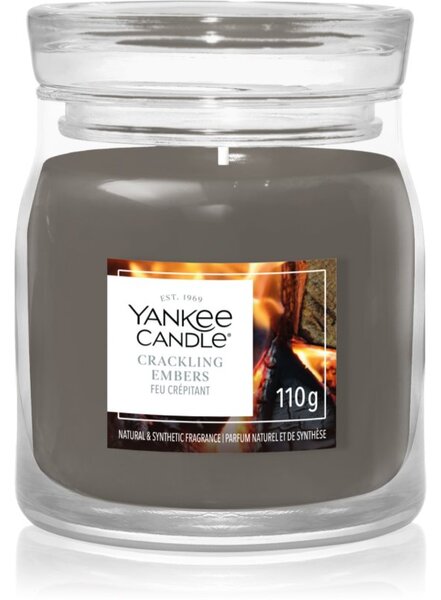 Yankee Candle Crackling Embers vonná sviečka Signature 110 g