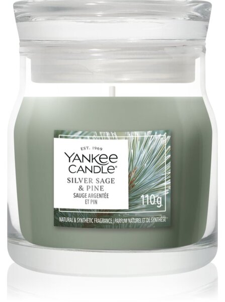 Yankee Candle Silver Sage & Pine vonná sviečka Signature 110 g