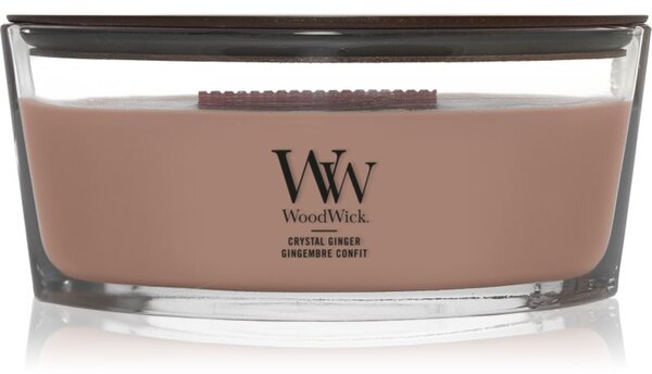 Woodwick Crystal Ginger vonná sviečka s dreveným knotom 453.6 g