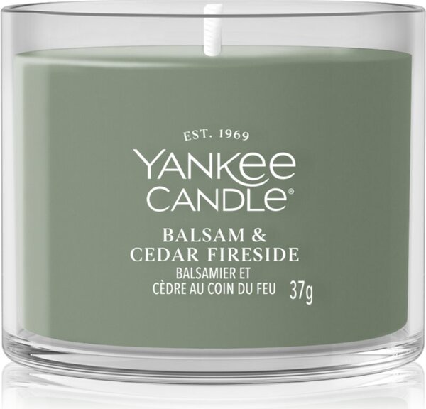 Yankee Candle Balsam & Cedar Fireside votívna sviečka 37 g