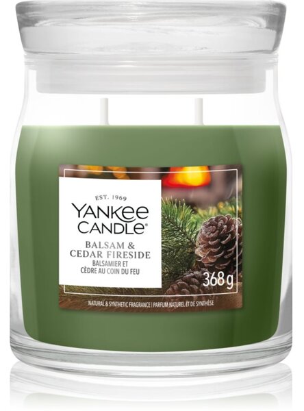 Yankee Candle Balsam & Cedar Fireside vonná sviečka 368 g