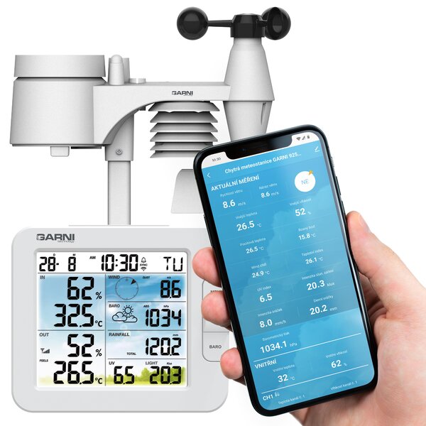 GARNI technology Meteorologická stanica Wi-Fi GARNI 925T