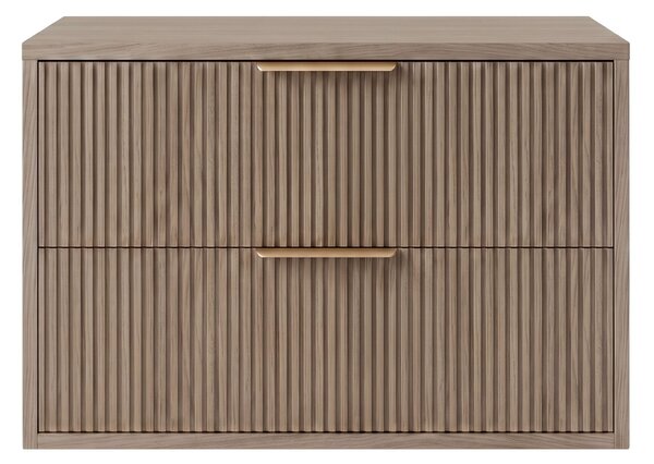 Kúpeľňová skrinka pod umývadlo Rea Mono 60cm Grey Oak