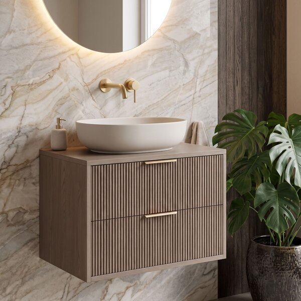 Kúpeľňová skrinka pod umývadlo Rea Mono 60cm Grey Oak