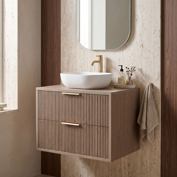 Kúpeľňová skrinka pod umývadlo Rea Mono 60cm Grey Oak