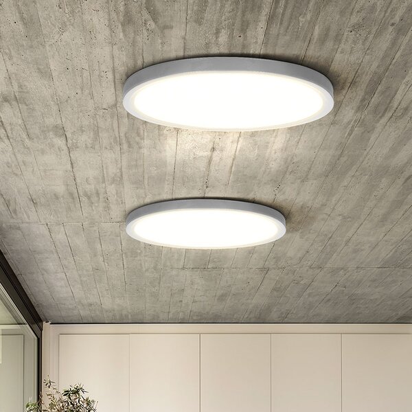 SOLIGHT LED osvetlenie s diaľkovým ovládačom Estela White, 60W, 4500lm, 50cm, CCT