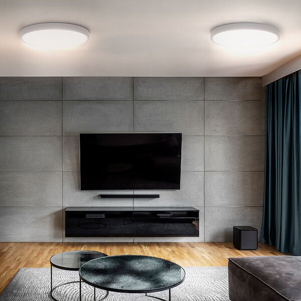 SOLIGHT LED osvetlenie s diaľkovým ovládačom Estela White, 60W, 4500lm, 50cm, CCT