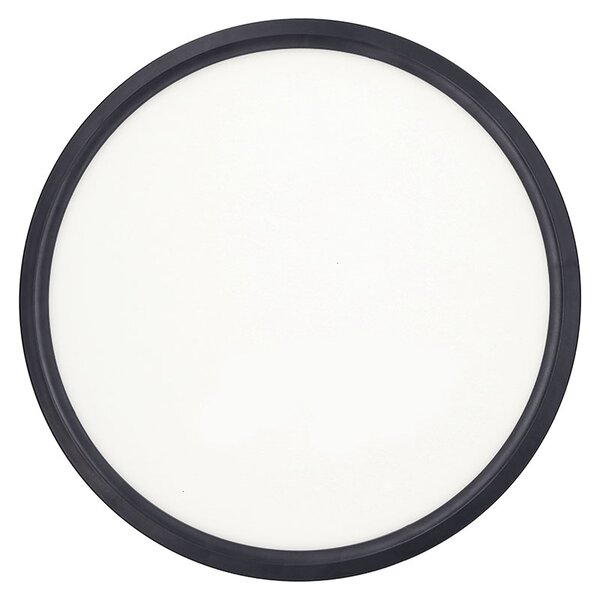 SOLIGHT LED osvetlenie s diaľkovým ovládačom Estela Black, 60W, 4500lm, 50cm, CCT