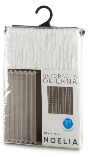 ZÁCLONA NA KRÚŽKOCH NOELIA 300 CM X 250 CM BIELA