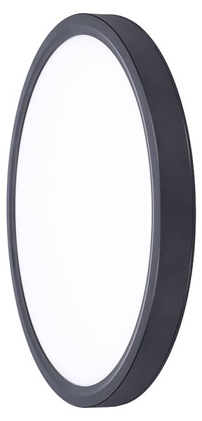 SOLIGHT LED osvetlenie s diaľkovým ovládačom Estela Black, 60W, 4500lm, 50cm, CCT