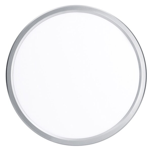 SOLIGHT LED osvetlenie Acate IP54, 18W, 1620lm, 3CCT, 22cm, strieborná