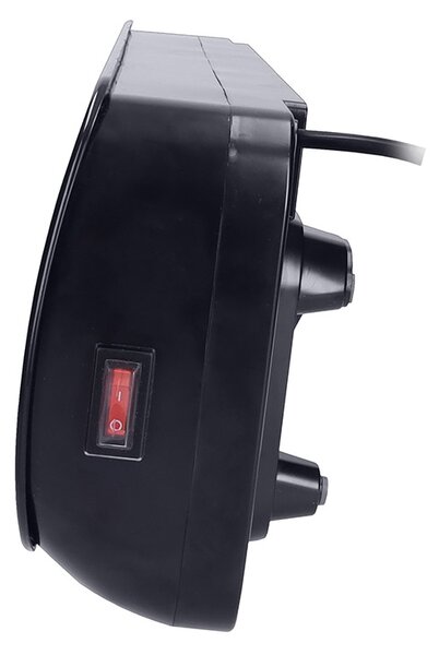 SOLIGHT Nástenné keramické ohrievač, 2000W, čierna
