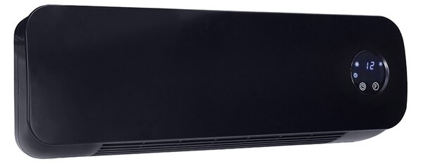 SOLIGHT Nástenné keramické ohrievač, 2000W, čierna