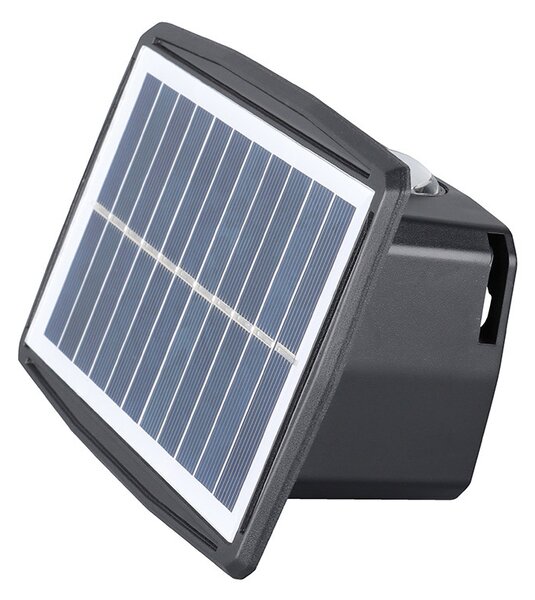 SOLIGHT LED solárne nástenné svetlo, teplá a studená biela, 15x10cm