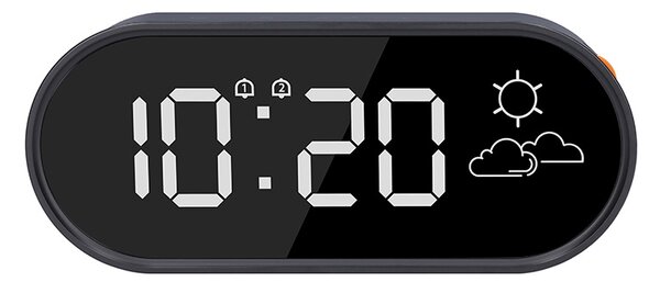 SOLIGHT Hodiny s predpoveďou počasia, USB port