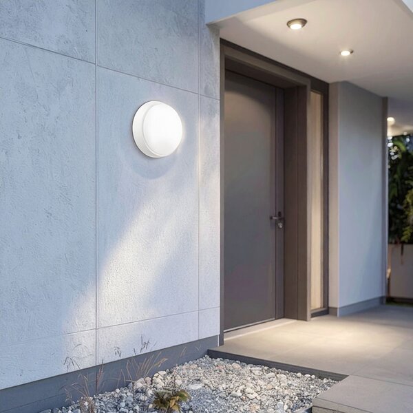 SOLIGHT LED vonkajšie osvetlenie 3CCT 15/18/20W 1800Lm 22cm 2v1 IP65