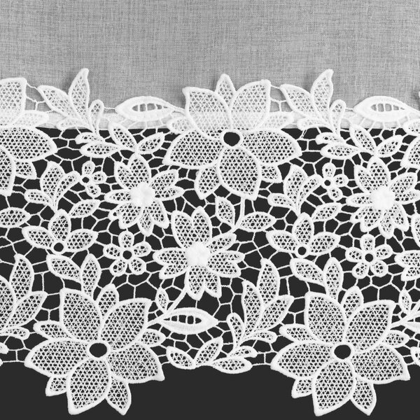 ZÁCLONA NA PÁSKE ARTEMIDA 350X155 CM BIELA