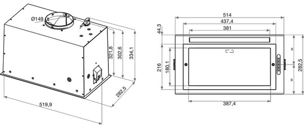 Whirlpool WCT3 63F LTX + kupóny na daľší nákup - Odsávač pár