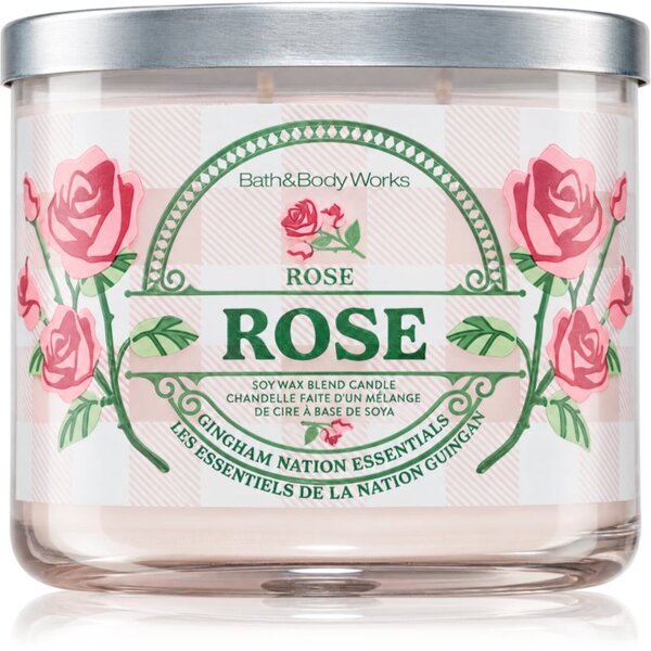 Bath & Body Works Rose vonná sviečka 411 g