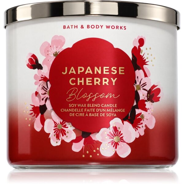 Bath & Body Works Japanese Cherry Blossom vonná sviečka 411 g