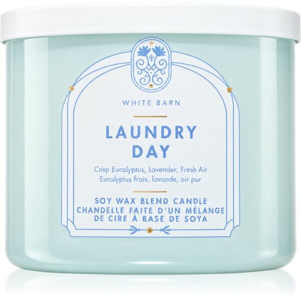 Bath & Body Works Laundry Day vonná sviečka 411 g