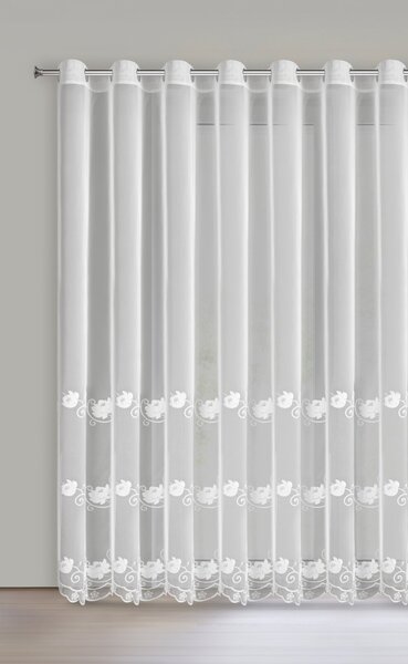 ZÁCLONA NA KRÚŽKOCH LETI 350X250 CM KVETY