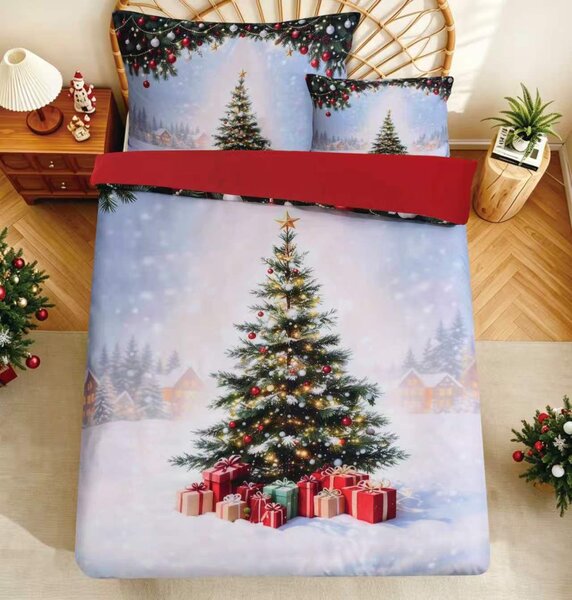 Sendia Textil Vianočný Stromček| 3-dielny set Rozmer obliečok: 140x200 cm, Obsah balenia: 3 Set Balenie