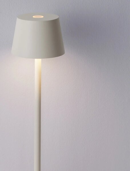 Vonkajšia stolová lampa Deck biela