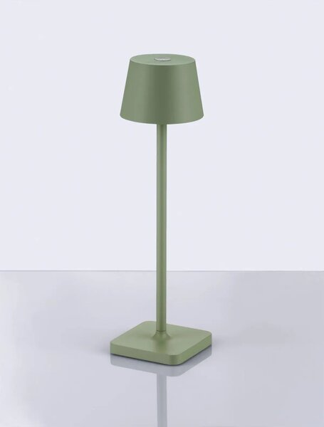 Vonkajšia stolová lampa Deck zelená