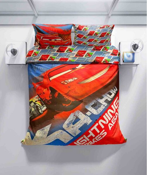 Detské obliečky CARS červené Rozmer obliečky: 80 x 80 cm | 135 x 200 cm