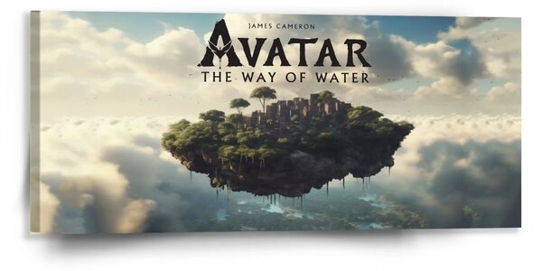 Sablio Obraz Avatar The Way of Water Lietajúce mesto - 110x50 cm