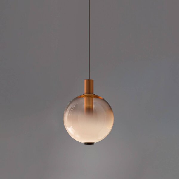 OLEV LED závesné svietidlo BEAM STICK NUANCE, ružové, Ø 20 cm, 927, Fialová / ružová, Obývacia izba / jedáleň, Sklo, Dizajn